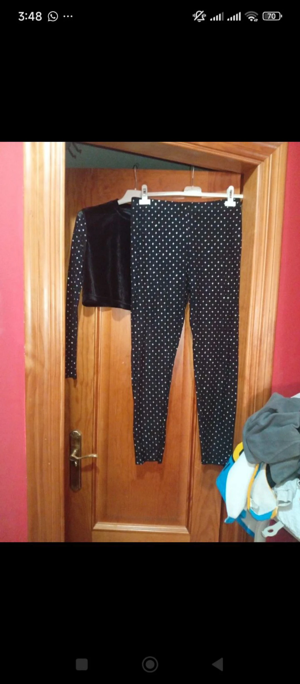 Glamuroso conjunto 2 piezas negro